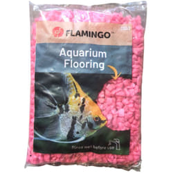 Flamingo - Gravier néon rose, 1 kg, pour aquarium