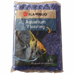 Gravier pour aquarium Néon bleu fonce 1 kg Couvrez le fond de l'aquarium avec une couche de 3 à 10 cm de gravier. Si votre aq ...