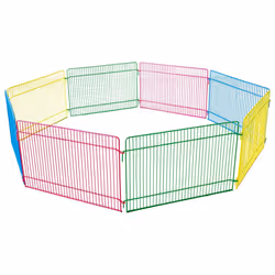 FLAMINGO Aire de jeu pour petits animaux 8 pcs 84,5x23 cm Multicolore