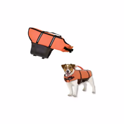 Un gilet de sauvetage pour la sécurité de votre chien Permet une plus grande sécurité pour la pratique de sports nautique ou ...