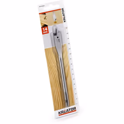 Mèche à bois plate Powerplus-Kreator, longueur 152 mmAcier trempéType de connexion: Hex Type