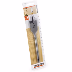 Mèche à bois plate Powerplus-Kreator, longueur 152 mmAcier trempéType de connexion: Hex Type