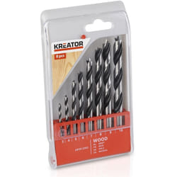 Kreator - Coffret 8 forets à bois Kréator Coffret 8 mèches à bois Coffret 8 mèches à bois