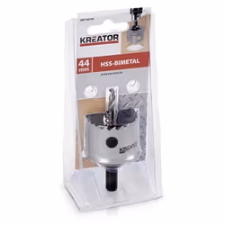 Scie cloche HSS pour bois/métal 60 mm KREATOR-KRT100112