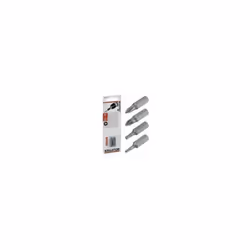 Embouts de vissage en acier de qualité S2 pour usage intensif. Emmanchement 6 pans 1/4'' - 6,35 mm. Désignation:2 emboutsType ...