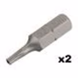 Embout de vissage Torx Tamper T10 (25mm) - KREATOR - 2 pièces
