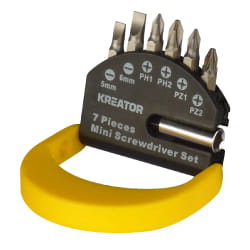 Kreator Jeu 6 embouts de vissage plat/Ph/Pz