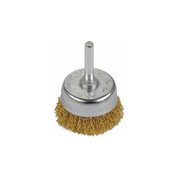 KREATOR Brosse métallique rotative laiton soucoupe Ø 50 mm