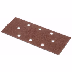 Papier corindon perforé pour ponçage à sec sur la plupart des matériaux. Perforage : 8 trous "en oval" Fixation : pinces Dime ...