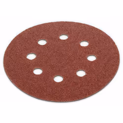 Disque de papier corindon perforé pour ponçage à sec sur la plupart des matériaux. Perforage 8 trous sur Ø 65 mm Fixation : a ...