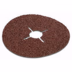 Papier corindon pour ponçage à sec sur la plupart des matériaux. Fixation sur plateau de ponçage pour meuleuse par alésage ce ...