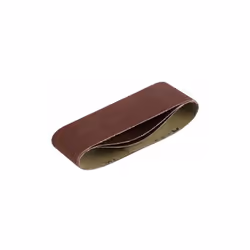 Bande abrasive sans fin de corindon pour ponçage à sec sur la plupart des matériaux. Dimensions : 75 x 533 mm Grain : 40