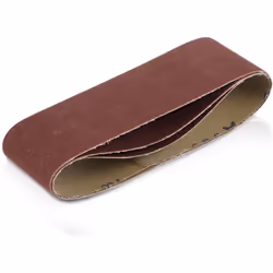 Bande abrasive Kréator pour ponceuse à bande. Ces bandes sont livrées par lot de 3.Différents grammages disponibles. Dimensio ...