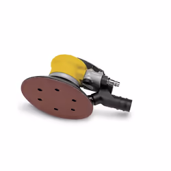 Powerplus POWAIR0013 ponceuse portative Ponceuse orbitale Noir, Jaune