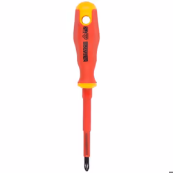 Tournevis cruciforme certifié VDE Kreator PZ2 x 100 mm