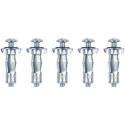 Lot de 5 chevilles en métal à expansion Kreator m4 x 21mm