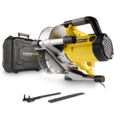Powerplus - Rainureuse Murale POWX0650 - Rainureuse à Maçonnerie de 1800 w - Fraise à Rainurer avec Lames de Scie de ø 150 mm - Outil de Fraisage