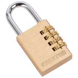 Cadenas en laiton Kreator  combinaison 4 chiffres