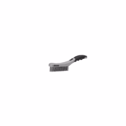 La brosse à poils en acier KRT561005 avec manche bi-matière de Kreator est l'outil parfait pour nettoyer efficacement les sur ...