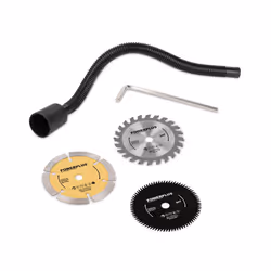 Powerplus POWX1365MB scie circulaire portative 8,9 cm Noir, Jaune 5500 tr/min 600 W - Vue supplémentaire 17
