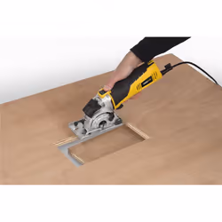 Powerplus POWX1365MB scie circulaire portative 8,9 cm Noir, Jaune 5500 tr/min 600 W - Vue supplémentaire 21