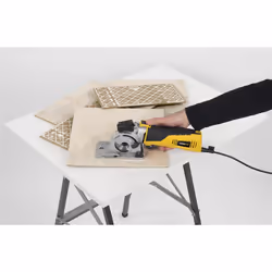 Powerplus POWX1365MB scie circulaire portative 8,9 cm Noir, Jaune 5500 tr/min 600 W - Vue supplémentaire 8