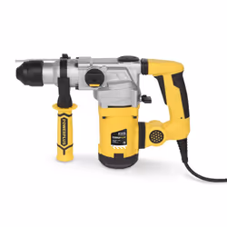 Powerplus POWX1175 perceuse 800 tr/min SDS Noir, Métallique, Jaune
