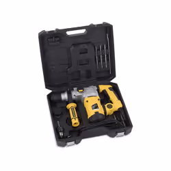 Powerplus POWX1175 perceuse 800 tr/min SDS Noir, Métallique, Jaune - Vue supplémentaire 7