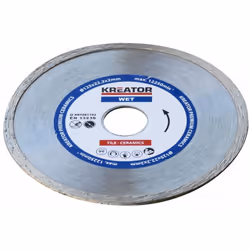 Disque diamant carrelage, faïence - Alésage 22,2 mm 1 disque 125 mm 2,0 mm Disques à jante continue lisse pour la coupe des c ...