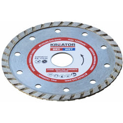 Kreator - Disque diamant universels turbo - Alésage 22,2 mm 1 disque 125 mm 2,2 mm
