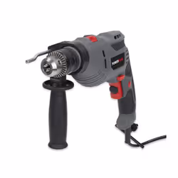 Powerplus POWE10025 perceuse 3000 tr/min Clé Noir, Gris, Rouge, Argent