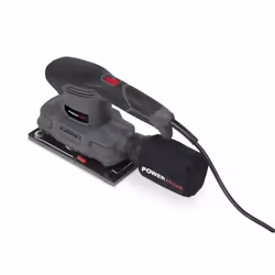 Powerplus POWE40010 ponceuse portative Ponceuse orbitale 12000 tr/min Noir, Gris