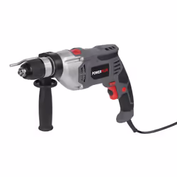 Powerplus POWE10035 perceuse Sans clé Noir, Gris, Rouge, Argent
