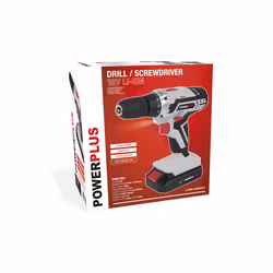 Powerplus POWC1061 perceuse 1400 tr/min Sans clé 1,48 kg Noir, Gris, Rouge