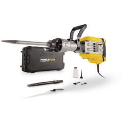 Powerplus marteau-piqueur électrique POWX11861- Puissance de 1700 w et force d'impact de 60 j - 1900 coups par minute - Pointe traçante et foret