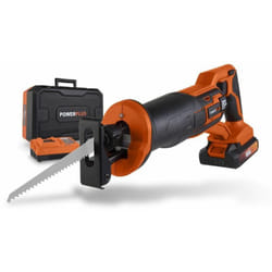 Powerplus - Dual Power Scie Sabre sans Fil de 20 v POWDP25110 - 20 v - Scie à Guichet à Batterie 2800 min-1 - Avec Batterie et Chargeur