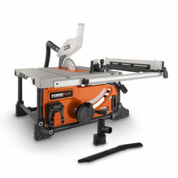 Dual Power Scie à Onglet sans Fil de 40 v POWDP2580 - Scie Circulaire Batterie ø 210mm - sans Batterie ni Chargeur - avec 1 Accessoire