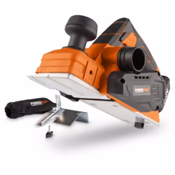 Le rabot électrique Dual Power 20 V est idéal pour lisser les planches de bois, découper des feuillures et biseauter les angl ...
