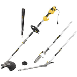 Powerplus - Multi-Outil de Jardin Électrique POWXG3020 - Outillage de Jardin 4-en-1 de 1000 w, Taille-Haie, Coupe-Bordure, Tronçonneuse et