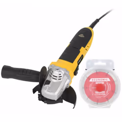 Pour les travaux de meulage et d’ébavurage légers, utilisez cette meuleuse d’angle compacte de 900 W dotée d’un système de se ...