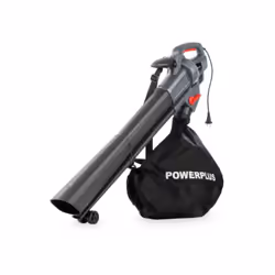 Le souffleur de feuilles électrique gris POWERPLUS POWEG9014 est l'outil 3-en-1 parfait pour entretenir facilement votre jard ...