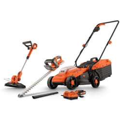 Tondeuse A Gazon, Coupe Bordure Et Taille Haie - Dual Power - Powdpgbox25 - 20v - Largeur De Coupe De 330 Mm