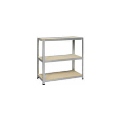 Avasco - Etagère Métal Strong Table Galvanisé, 3 Tablettes L.45 x H.88 x P.40 Cm