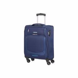 American Tourister 5400520002396, Chariot, Carapace molle, Bleu, Polyester, 4 roue(s), Verrouillage à combinaison