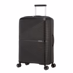 American Tourister AIRCONIC, Roue, Noir, Moyen, Polypropylène (PP), 4 roue(s), Roulette pivotante