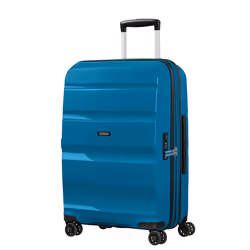 American Tourister BON AIR DLX, Chariot, Casque à coque dure, Bleu, Seaport Blue, Moyen, Polypropylène (PP)