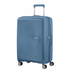 American Tourister Soundbox, Chariot, Casque à coque dure, Bleu, Stone Blue, Moyen, Polypropylène (PP)