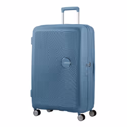 American Tourister Soundbox, Chariot, Casque à coque dure, Bleu, Stone Blue, Large, Polypropylène (PP)