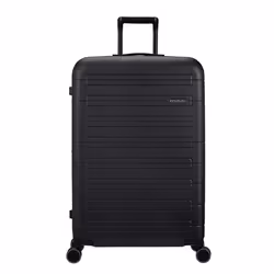 American Tourister Spinner, Chariot, Casque à coque dure, Noir, Large, Polycarbonate (PC), Polyéthylène téréphthalate (PET)