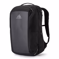 GREGORY Sac à dos noir gris foncé pour femme et homme - Border Traveler 30 Backpack Total Black 203314
